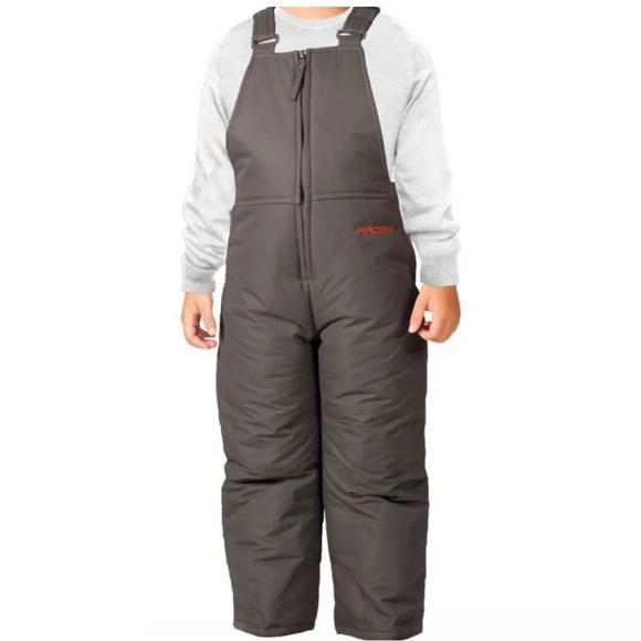 ARCTIX Snow Pants Kids UNISEX grey w/reinforced knees/ankles size XXS - Picture 1 of 13